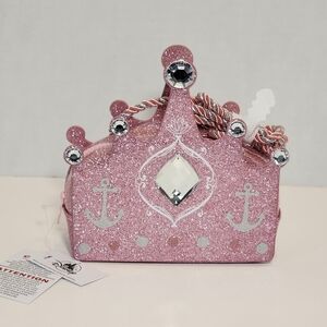 Disney Cruise Line ROYAL COURT ROYAL TEA Crown Shoulder/Crossbody Bag - NWT
